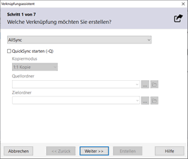 AllSync Verknüpfungsmanager